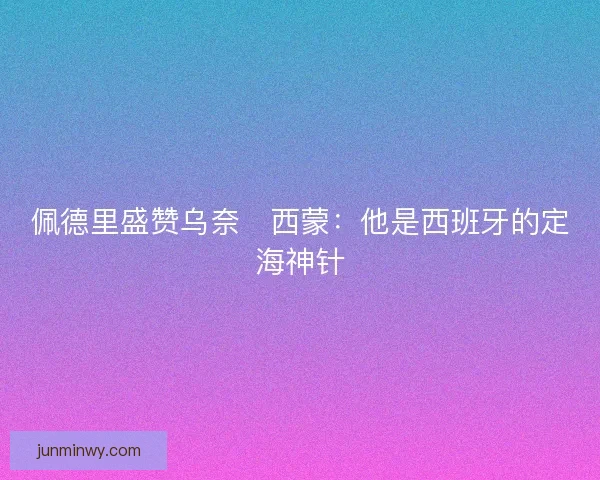 佩德里盛赞乌奈・西蒙：他是西班牙的定海神针